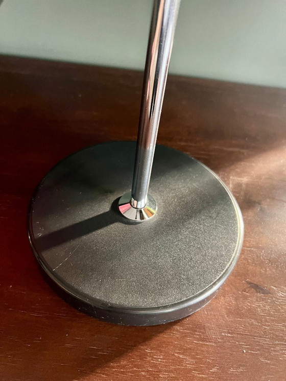 Image 1 of 70s vintage desk lamp. 1 spotlight in bronze in Space Age / Sputnik design.