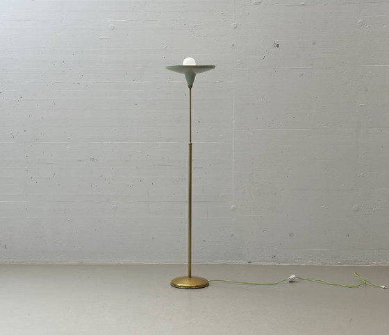 Image 1 of Floor lamp made of brass and metal, 1950s