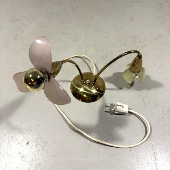 Lámpara de mesa GERU-Leuchten Flower, Alemania – Lámparas de mesa, Plastic, Brass (photo 18 of 18)
