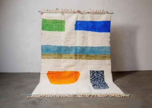 Bunter marokkanischer Berberteppich, 250 cm x 150 cm