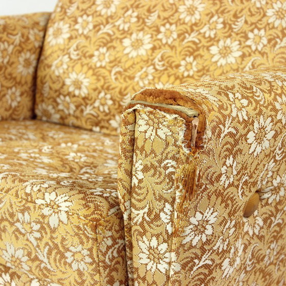 Image 1 of Midcentury Wingchair op wielen van Ton, Tsjecho-Slowakije, jaren 60