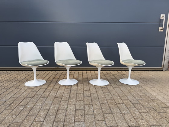 Image 1 of 4 sedie da pranzo originali vintage Knoll Tulip Eero Saarinen