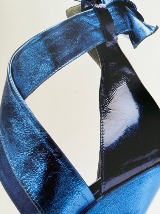 Image 1 of Jan Jansen, "Stir my blue blood', 1995, Shoedesigner, Rokin 42, copyright Claude Vanheye and Joost Guntenaar, 2002, Printed in H