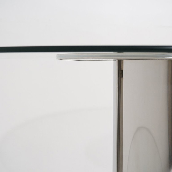 Mesa “Cidonio” de Antonia Astori para Driade, años 70 – Mesas de comedor, Glass, Metal (photo 10 of 13)