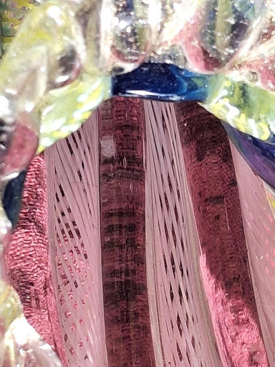 Multicolor filigree blown glass shoe from Murano, 14.5 cm, Decorative Objects, Blue (photo 9 of 10)