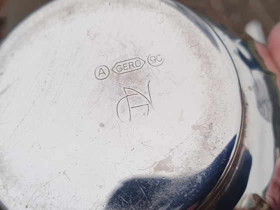 Image 1 of Gero: Set di crema placcato argento Georg Nilsson