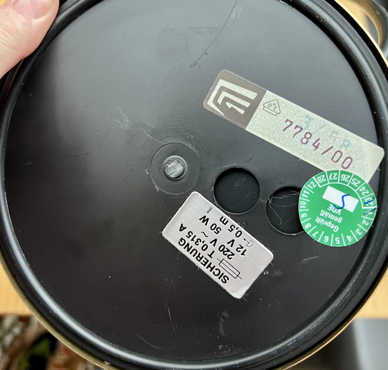 Image 1 of E.L.E. Leuchten – Lampada da scrivania in ottone massiccio dal design di metà secolo (circa anni '70/'80)