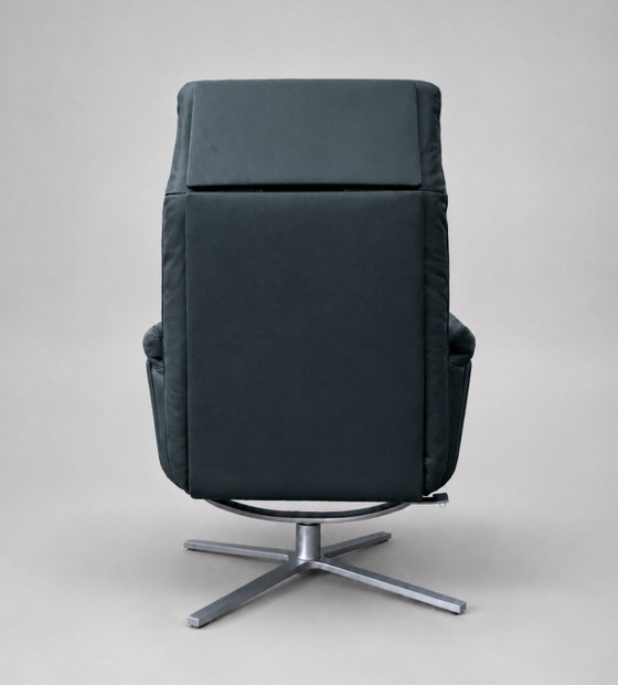 2 sillones FSM Shelby – Cuero color petróleo – Leather, Metal (photo 11 of 15)