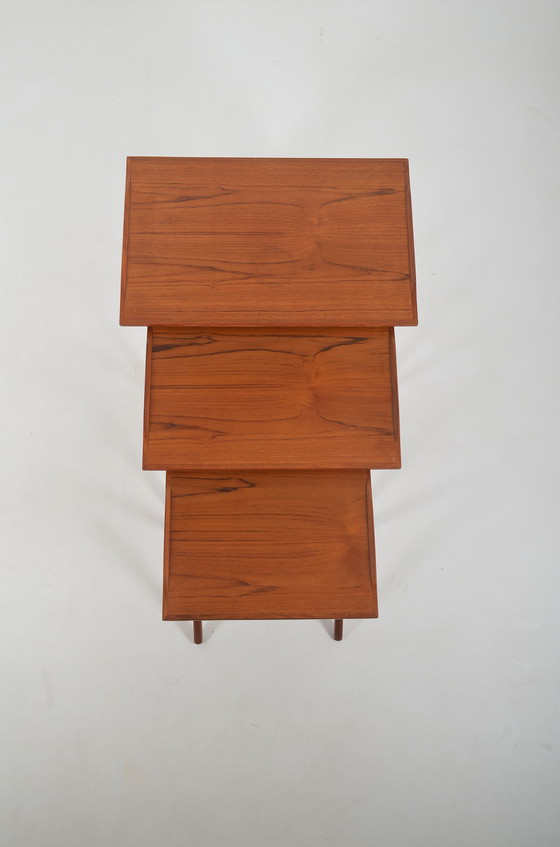 Image 1 of Danish nesting tables in teak, 1960s