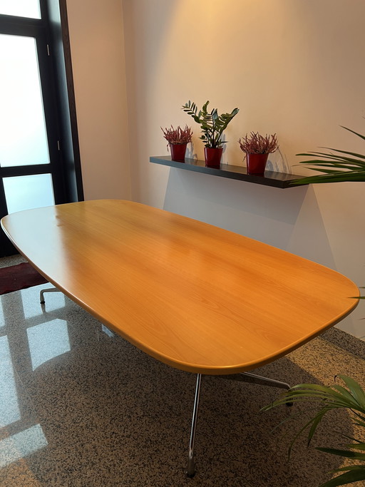 Grote Eames vergadertafel met segmenten – Herman Miller – Origineel – Uitstekende staat