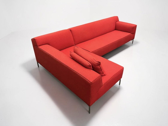 Image 1 of Diseño del sofá esquinero Bloq de serie – Rojo Ploegwol
