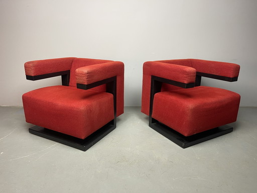 Conjunto de dos sillones Walter Gropius F51 Bauhaus para Tecta. Alemania, década de 1980. Ref.: CH2009 – fauteuils, Wood