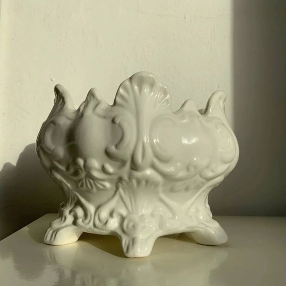 Image 1 of Antieke Franse aardewerken theepot, 1873