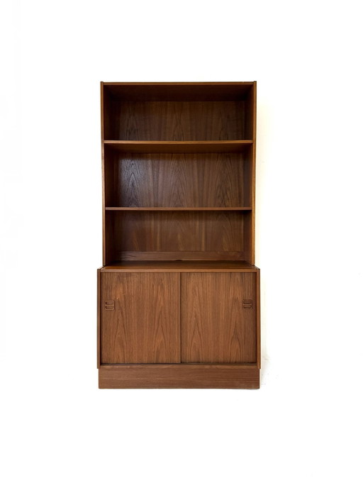 Bibliothèque vintage danoise en teck des années 60