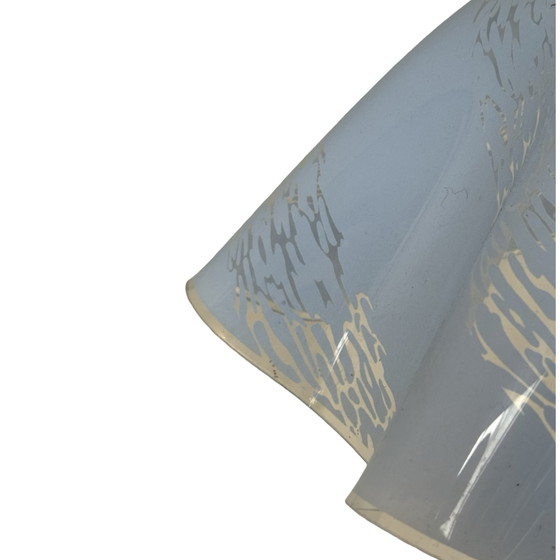 Image 1 of Lampe vintage en forme de jupe/mouchoir - Suspension - Verre - Grand modèle