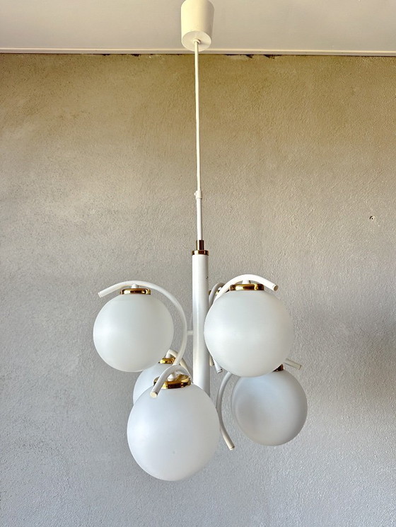 Lampada a Sospensione Vintage Spoetnik Ricahard Essig – Richard Essig, Lampade a sospensione, Glass, Metal (photo 3 of 11)