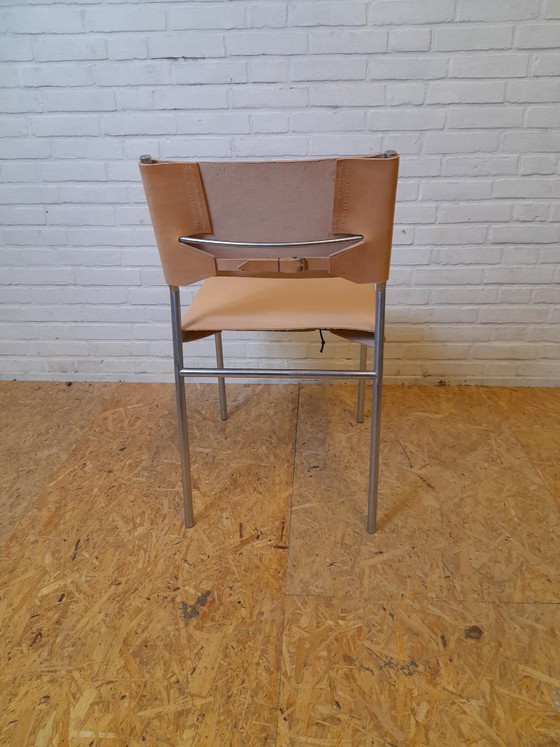 Martin Visser Set Sedie da pranzo SE 06 – Spectrum, Leather, Metal (photo 9 of 11)