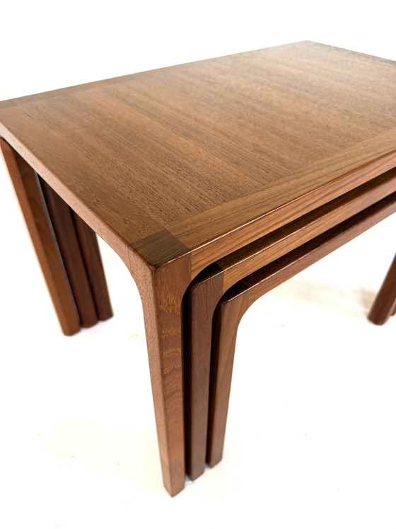 Image 1 of Vintage teak nesting tables, Kai Kristiansen ‘60