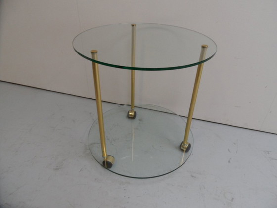 Image 1 of Vintage brass trolley
