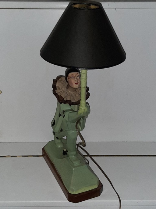 Lampe Arlequin art déco cubiste 1920