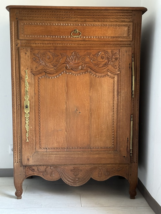 Image 1 of Norman-style jam cupboard in solid wood