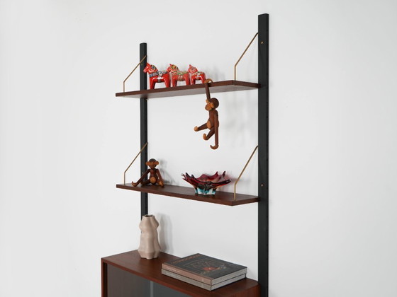 Image 1 of Teakhouten wandrek, Deens design, jaren 60, gemaakt in Denemarken.