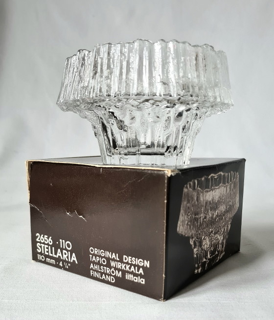 Iittala Wirkkala Windlicht Met Orig. Doos/Etiket Jaren 60/70 – Kandelaars en kaarsen, Glass (photo 6 of 15)