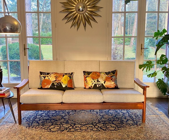 Image 1 of Danish 3-seater teak sofa – 1960s