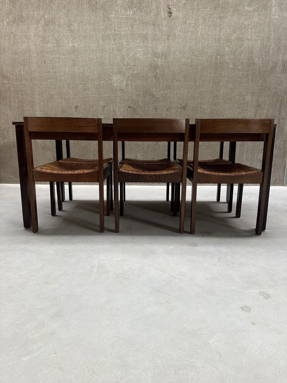 Image 1 of Vintage Wengé eethoek van Pastoe (uitschuifbaar)