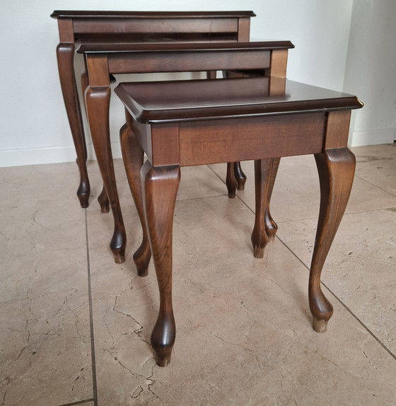 Image 1 of Mimiset - Tavolini laterali in mogano