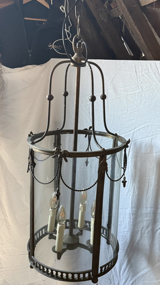 Beeldschone lantaarn ( doet het) aan ketting van 50 cm 