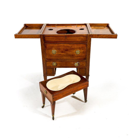 Tocador Inglés de Caoba – William IV, c. 1825-1845 – kaptafels, Wood