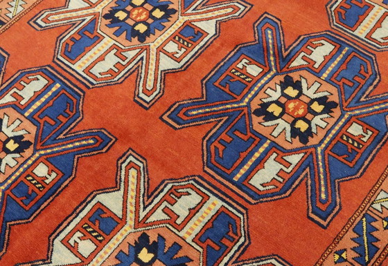 Image 1 of Russian Antique Caucasian Shirvan over 60 years - Kilim - 205 cm - 142 cm