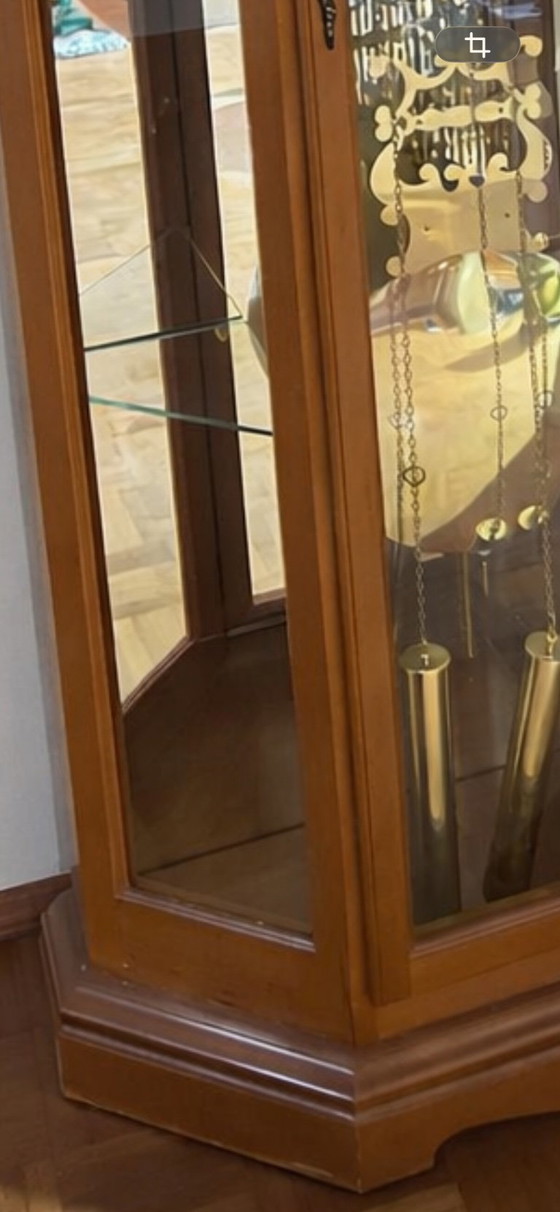 Horloge de parquet AMS Westwing – Pendules, Verre, Bois (photo 3 of 5)