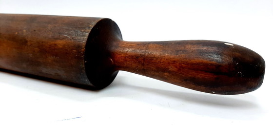 Image 1 of Antique Primitive Wooden Rolling Pin