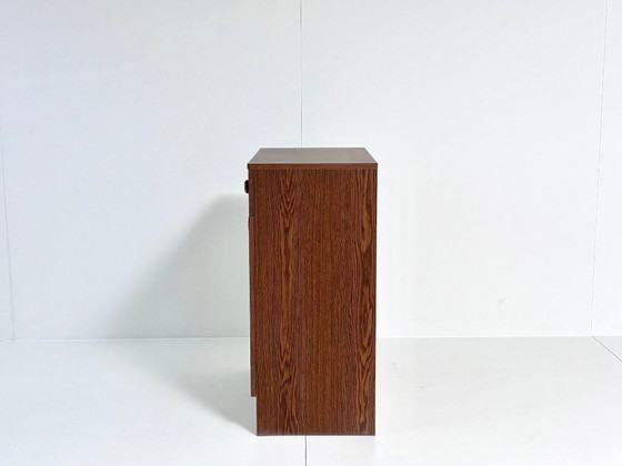 Comò Vintage, Effetto Legno Marrone con 2 Cassetti, Armadi contenitori (foto 3 di 15)