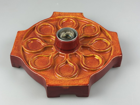 Image 1 of Lámpara de pared de cerámica de los años 60 y 70, diseño de la era espacial de mediados de siglo