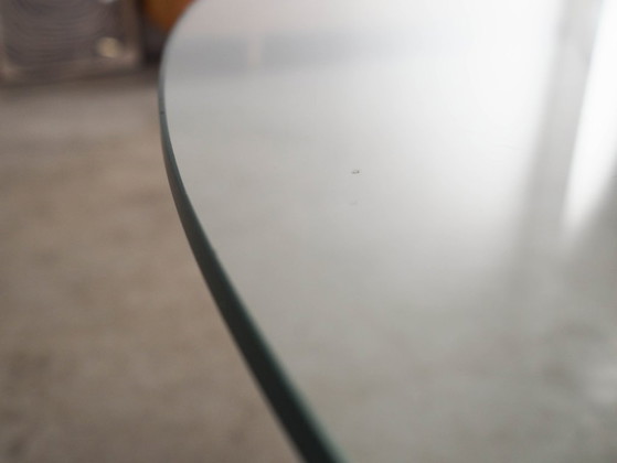 Image 1 of Mesa de cristal, diseño italiano, década de 1970, fabricada por Gastone Rinaldi.
