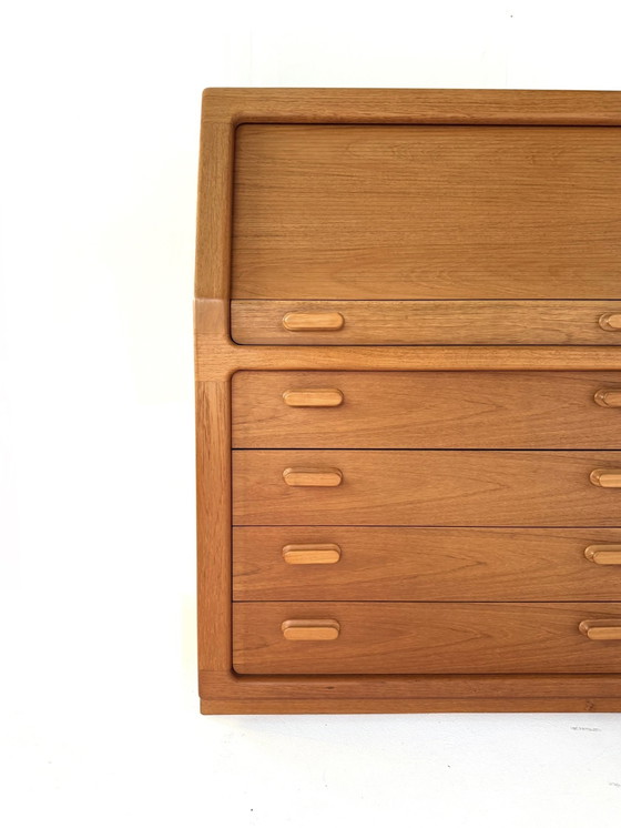 Image 1 of Vintage teak secretaire, Dyrlund '70s