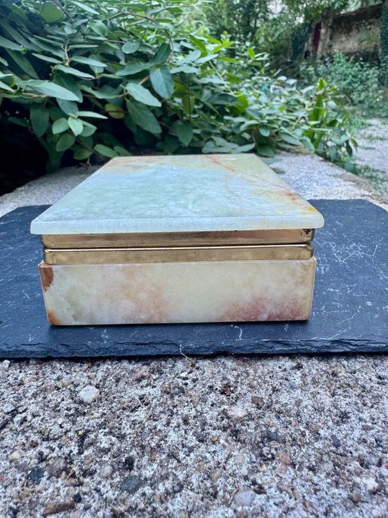 Onyx Sieradendoos Jaren 60 Italië Vintage – Decoratieve objecten, Stone (photo 15 of 15)