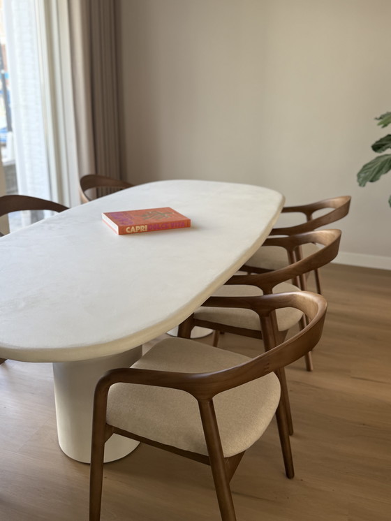 Image 1 of MORTEX table danoise ovale - nouveau - 220 x 110 cm