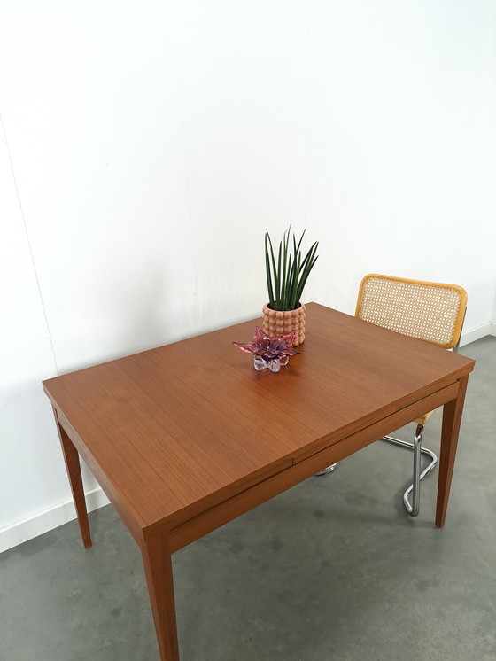 Image 1 of Teak Extendable Dining Table