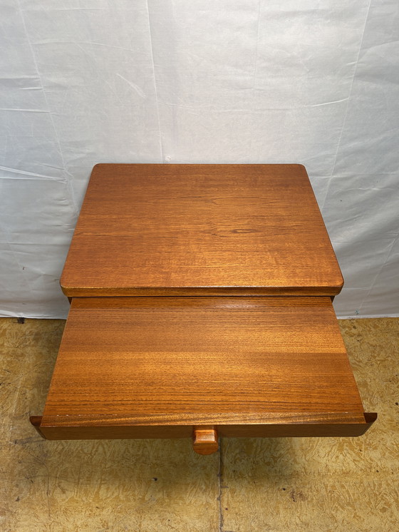 Image 1 of Mid-Century Retro Vintage Teak Small Cabinet by Stag – 1970 Versatile | Compact | Classic British Design