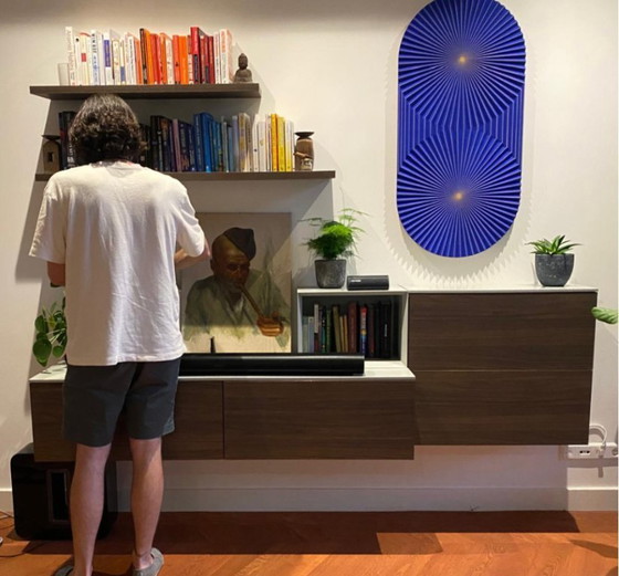 Image 1 of Set di mobili di design Novamobili – Legno marrone scuro e grigio | Come nuovo