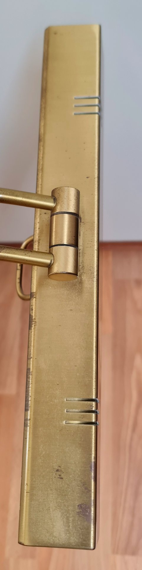 Image 1 of Lampe de banquier lampe de bureau lampe de piano Hollywood Regency Heinz Neuhaus