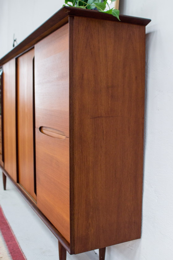 Image 1 of Vintage teak highboard sideboard Midcentury