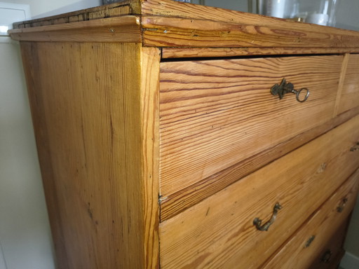 Scandinavisch houten dressoir ladekast