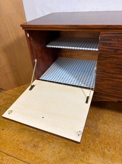  Mid Century Retro Sideboard by Beautility Circa 1960  A striking mid century modern sideboard by Beautility, dating from the 19