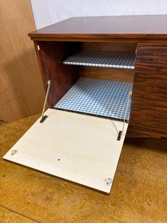 Image 1 of  Mid Century Retro Sideboard by Beautility Circa 1960  A striking mid century modern sideboard by Beautility, dating from the 19