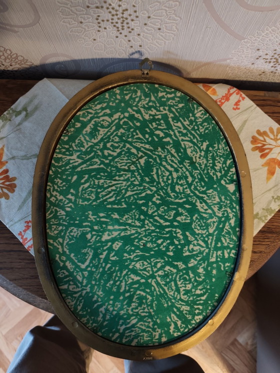 Vintage Mid Century 3D Relief Painting – Art, Paper, Plastic (photo 5 of 6)